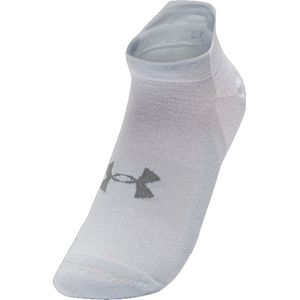 Under Armour - Dry Run No Show Sock - Sportsokken - Wit - Unisex