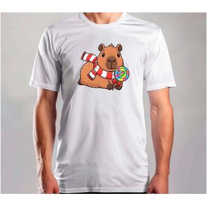 Cozy Christmas Capy - T Shirt - MerryChristmas - ChristmasVibes - Funny - Sarcasm - VrolijkKerstfeest - Kerstmis - Grappig - Sarcasme - Capybara - Capy