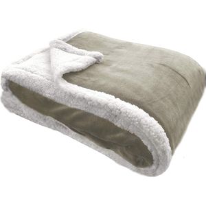 Warme XXL Fleece Deken - Knuffeldeken voor Bank en Bed - Fluweelzachte, Wasbare Plaid 150 x 200 cm