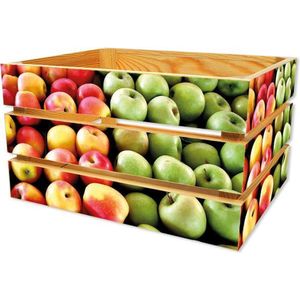 Houten Fietskrat Appels Fruit