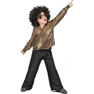 LUCIDA - Glitter disco pak voor jongens - L 128/140 (10-12 jaar)