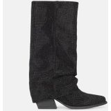 Poelman - LOIS - Enkellaarsjes - Zwart - Met Studs