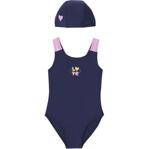 Vertbaudet Badpak set 1 stuk + muts meisje