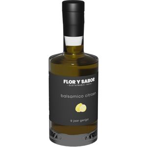 Flor y Sabor balsamico citroen 9 jaar gerijpt - 200ml fles