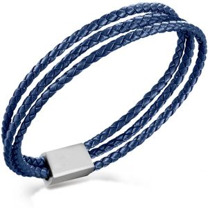 Boccia Titanium 03053-0321 Heren Armband - Leren armband