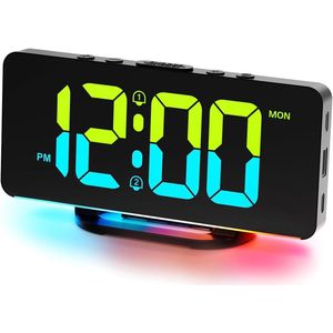 Lexium Wekkerradio Op Netstroom - Klokradio - Wekkerradio - Klokradio Met Wekker - Wekkerradio Dab - Wekker Dab Radio