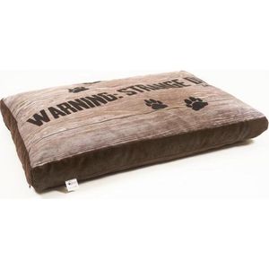 Lobbes-Hondenkussen- Strange dog- 100x70x10 - Grijs - EPS