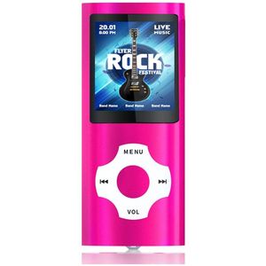 Ynkkvre -Draagbare Multimedia MP3-Speler – 128GB Uitbreidbaar, Muziek, Video, Foto’s en E-Books voor Kinderen en Ouderen