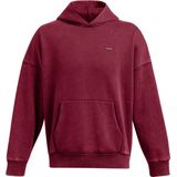 Under Armour - Ua Icon Hwt Flc Wash Os Hood - Hoodie - Cardinal