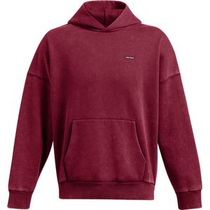 Under Armour - Ua Icon Hwt Flc Wash Os Hood - Hoodie - Cardinal