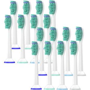 Universele Opzetborstels - Compatibel met Philips Sonicare - 16 Stuks