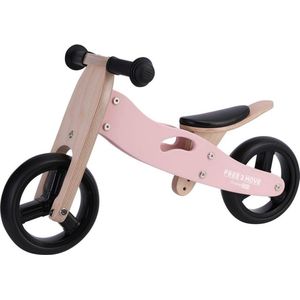 Free2Move 2 in 1 Loopfiets - Driewieler - Balance Bike - Dusty Pink