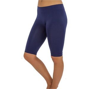 Hoogkwaliteit Dames Korte Legging / Short | Sport Legging | Navy - S
