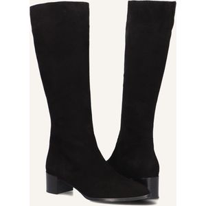 Notre-V - 63297 - Laarzen - Zwart - Suède - Dames