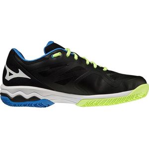 Mizuno Tennisschoen Padelschoen Wave Exceed Tour 5 CC Heren Zwart Blauw Geel