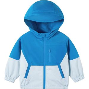 Kinderen Windjack met Capuchon en Ritszakken (1-8 Jaar)