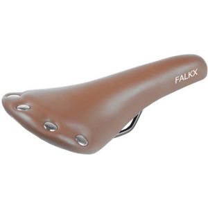 Falkx FALKX Zadel bruin. imitatieleer. 275 x 140 mm, (werkplaatsverpakking) incl zadelstrop