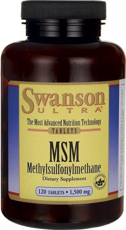 Swanson - MSM - 1500 mg - 120 Tabletten
