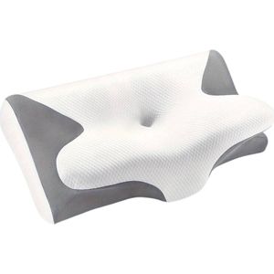 Nivard Anti Snurk Kussen - Snore Stopper - Kussen Zij Slaper - Anti Snurk - Tegen Snurken - Apneu Kussen - Blauwe Camouflage