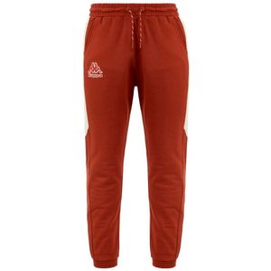 Kappa - Frego - Broek - Rood - Regular Fit - Mannenbroek van Geborsteld Fleece