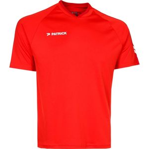 Patrick Dynamic Shirt Korte Mouw Kinderen - Rood / Donkerrood | Maat: 11/12