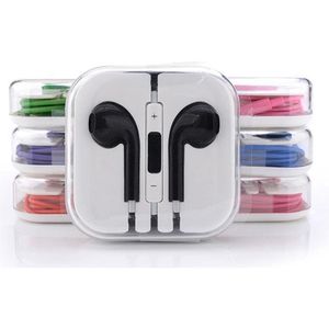 Hoofdtelefoon - 3.5 mm aux aansluiting - Oortelefoon met Microfoon - Koptelefoonaansluiting - Stereo - Zwart