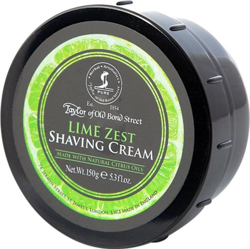 Taylor of Old Bond Str. scheercrème Lime Zest 150gr