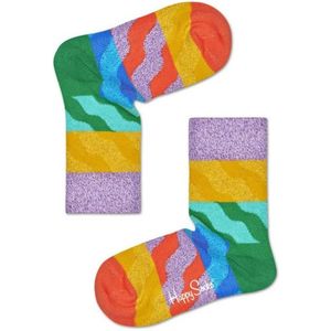 Happy Socks Kids Pride Polka Stripe Sock, 4-6 jaar, Maat 28/31