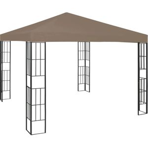 vidaXL - Prieel - 3x3 - m - taupe
