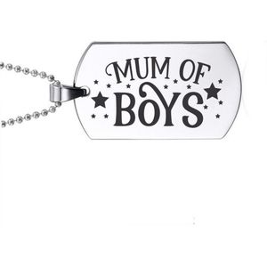 Ketting RVS - Mum Of Boys