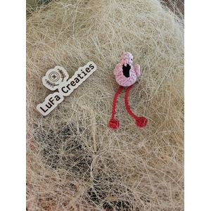 Sleutelhanger Flamingo