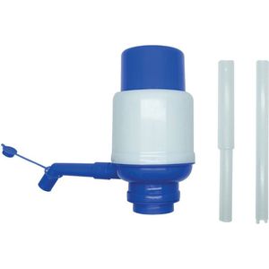Fackelmann - Tecno - Handmatige Waterdispenser - Wit en Blauw - Voor Blikjes en Flessen