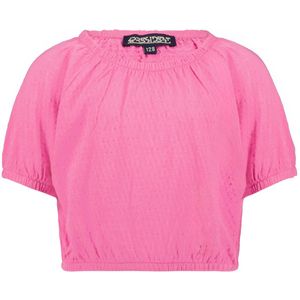 4PRESIDENT T-shirt meisjes - Mid Pink - Maat 98 - Meiden shirt