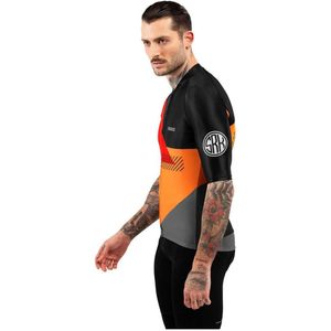 Siroko M2 California Korte Mouw Wielertrui Oranje XS Man