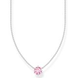 Thomas Sabo - KE2210-051-9 - Ketting - 925 Sterling Zilver - Roze Zirkonia