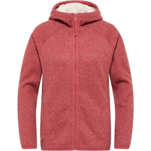 Jack Wolfskin Kaminfeuer Hooded Jacket Women - Vest - Capuchon - Dames - Red Coral - Maat S