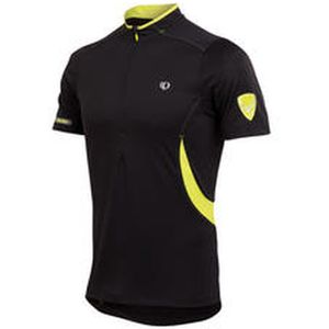 Sportshirt - Zwart Met Geel - Heren - Aangesloten Pasvorm