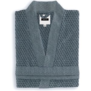 iSleep Badjas Grant - 100% Katoen - Unisex - Maat XL - Insignia Blue