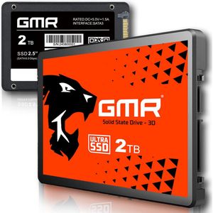 GMR 2TB Performance SSD 2.5 inch - High Speed Upgrade - Interne solid state drive - NAND 3D - SATA III 6GB/s interface - Geschikt voor alle merken laptop`s en pc`s - Eenvoudige installatie