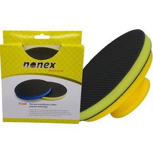 Nanex Kleipad 6"" geel medium & Handpad - rond 150 mm