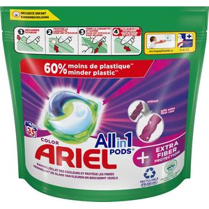 Ariel All in 1 Wasmiddel Pods +Extra Vezelbescherming - Wascapsules - 35 Wasbeurten