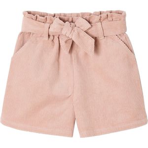 Korte Broek - Roze - Paper Bag Stijl - Fluweel / Velours