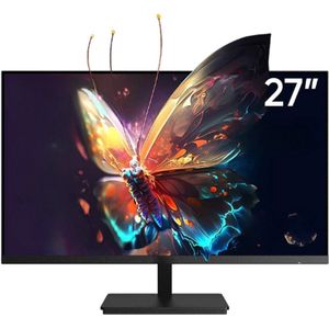 27 Inch Gaming Monitor 180Hz 2K QHD 2560 x 1440 1ms IPS 115% sRGB - Compatibele G-Sync - FreeSync - Oogzorg - VESA Wandmontage (Display Port1.4 - HDMI 2.0 - TYPE-C) [Energieklasse D]