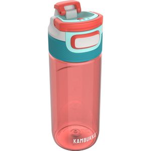 Kambukka Elton Waterfles - 500 ML - Living Coral - 3 in 1 lid - Snapclean® technologie