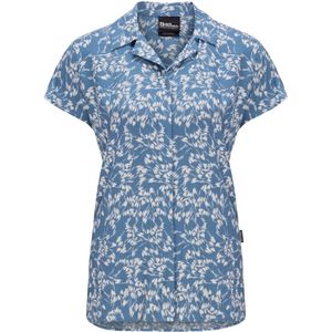 Jack Wolfskin - Sommerwiese Shirt Women - Outdoorshirt - Leaves Element Blue - 100% Viscose