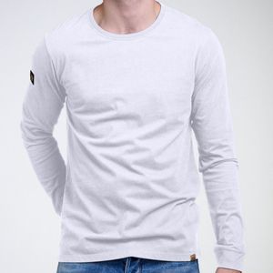 LIGER Long Sleeve wit, Limited Edition van 360 stuks maat 3XL - 100% Organic katoen