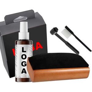 Qsync® Platenborstel set pro - Platenreiniger - Platenreiniger - LP Reinigingsset - Platenspeler - Antistatisch - Naaldborstel