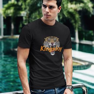 Zwart Koningsdag T-shirt - MAAT 4XL - Heren Pasvorm - Kingsday Tiger Oranje