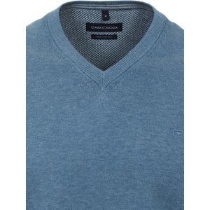 Casa Moda Heren Trui Met V-Hals Pima-Katoen 004430-196 Blauw - M