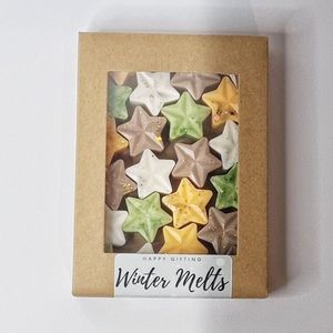 Winter Melts (150 gram) - Bevat de geuren: Sinaasappel/Kaneel, Vanille, Hete Appeltaart en Kaneel - Handgemaakt - Gemaakt van duurzame sojawas – Geurchips – Smeltkaarsjes – Handmade – Waxmelts